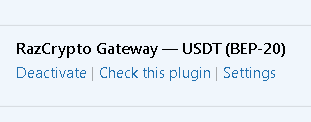 Installing RazCrypto plugin from the WordPress plugins screen